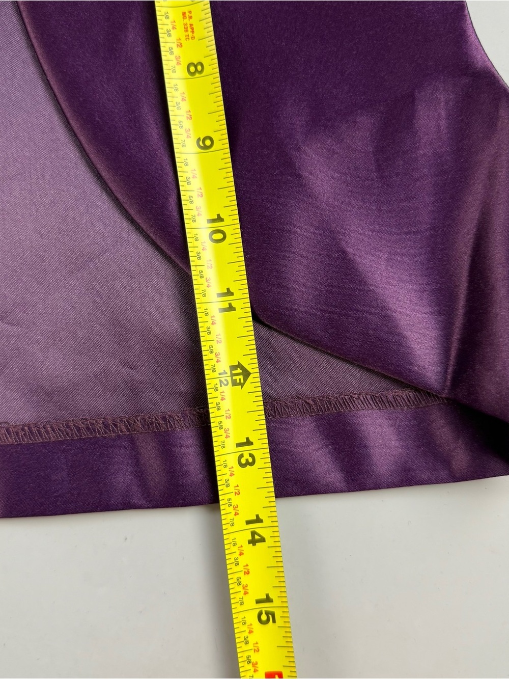 vtg Y2K Scott McClintock Purple Satin Bolero Shrug Formal Evening Jacket 10 M - Picture 7 of 8